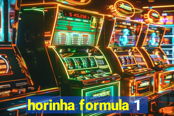 horinha formula 1